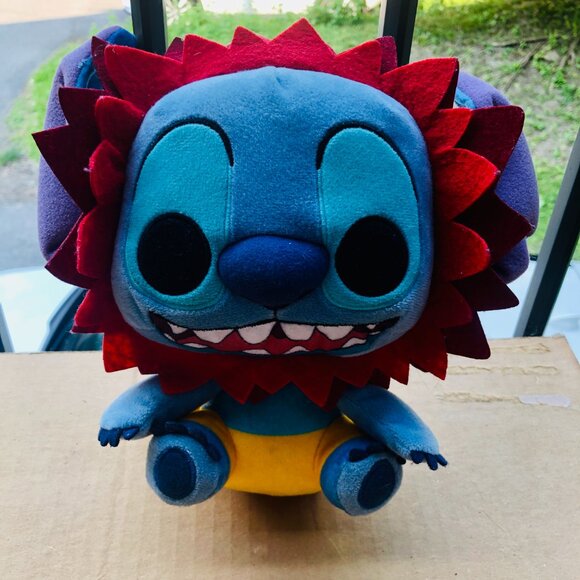 Rare Funko Disney Collab Stitch Lion Costume 10” Lilo & Stitch Plush Toy - Picture 2 of 5